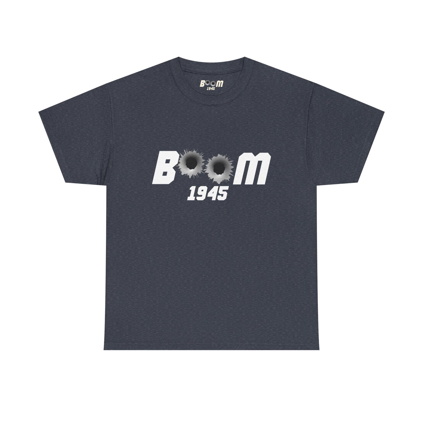 BOOM Basic White Logo - SS - Front