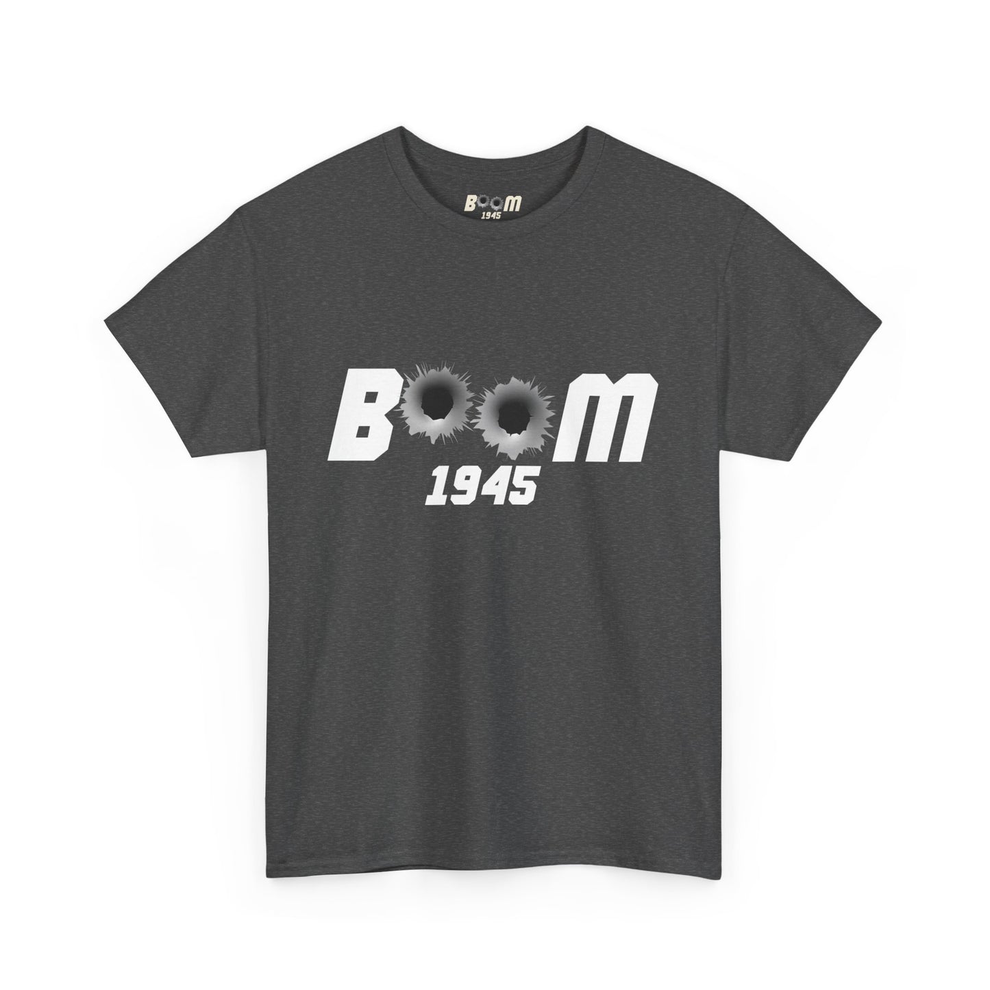 BOOM Basic White Logo - SS - Front