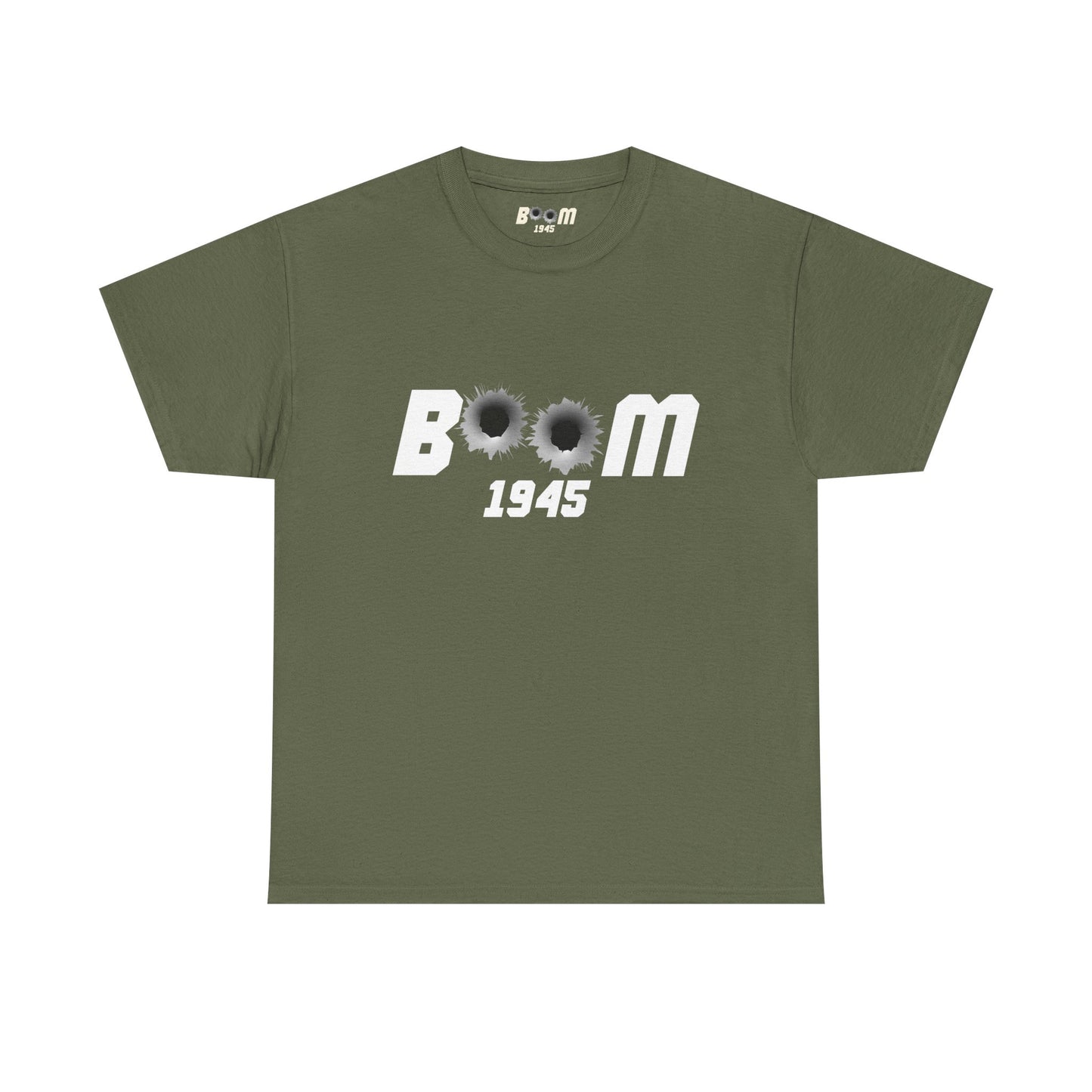 BOOM Basic White Logo - SS - Front