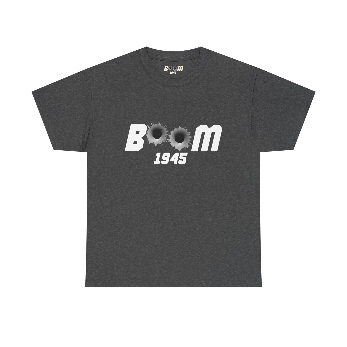 BOOM Basic White Logo - SS - Front