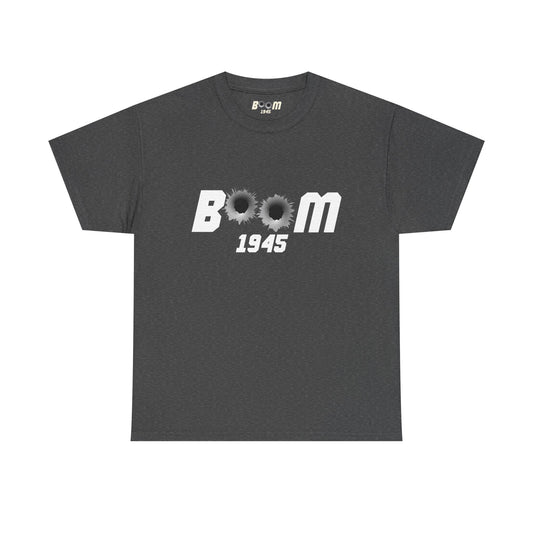 BOOM Basic White Logo - SS - Front