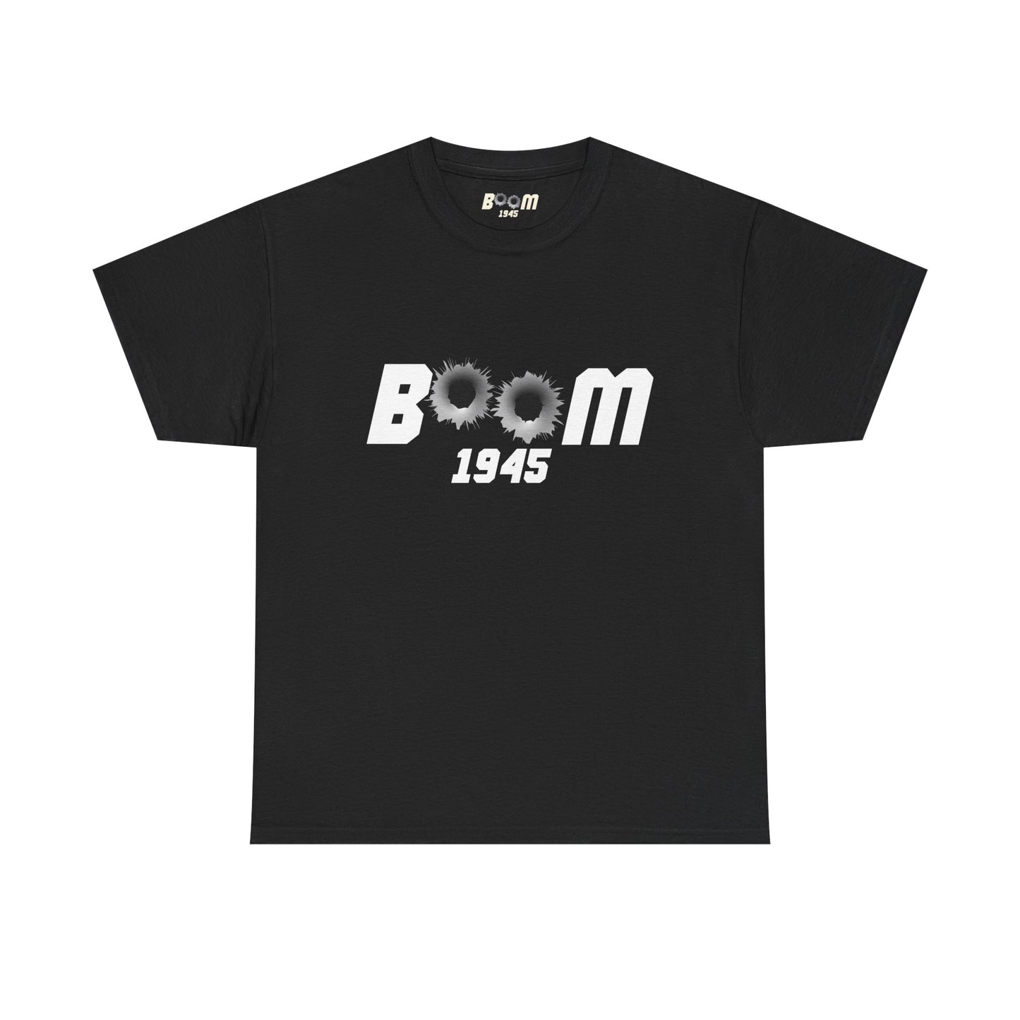 BOOM Basic White Logo - SS - Front