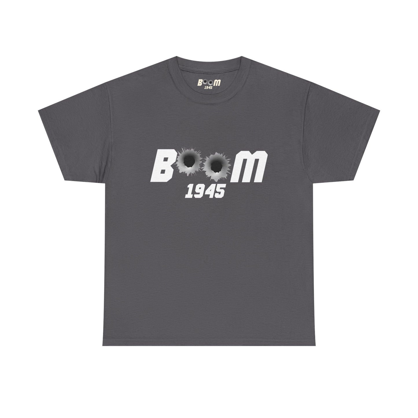 BOOM Basic White Logo - SS - Front