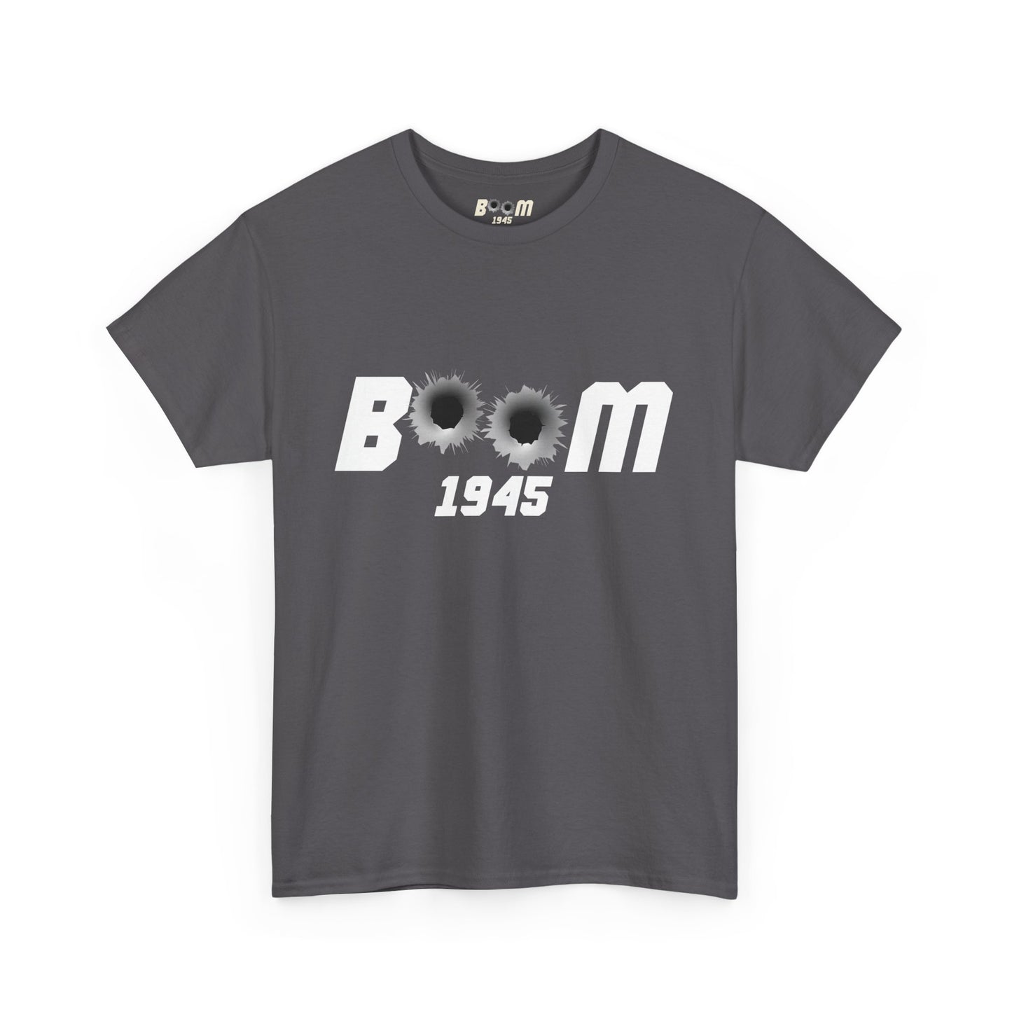 BOOM Basic White Logo - SS - Front