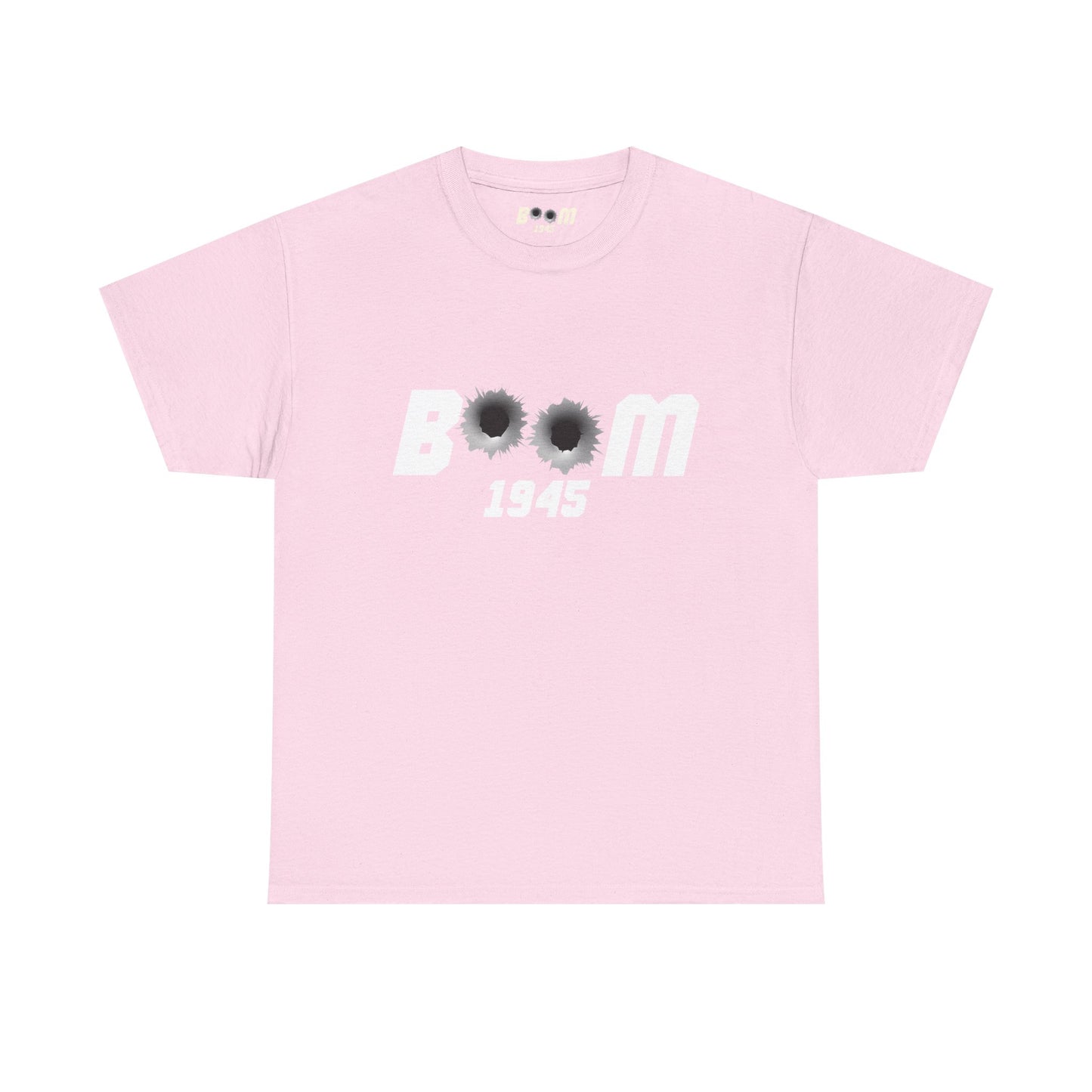 BOOM Basic White Logo - SS - Front