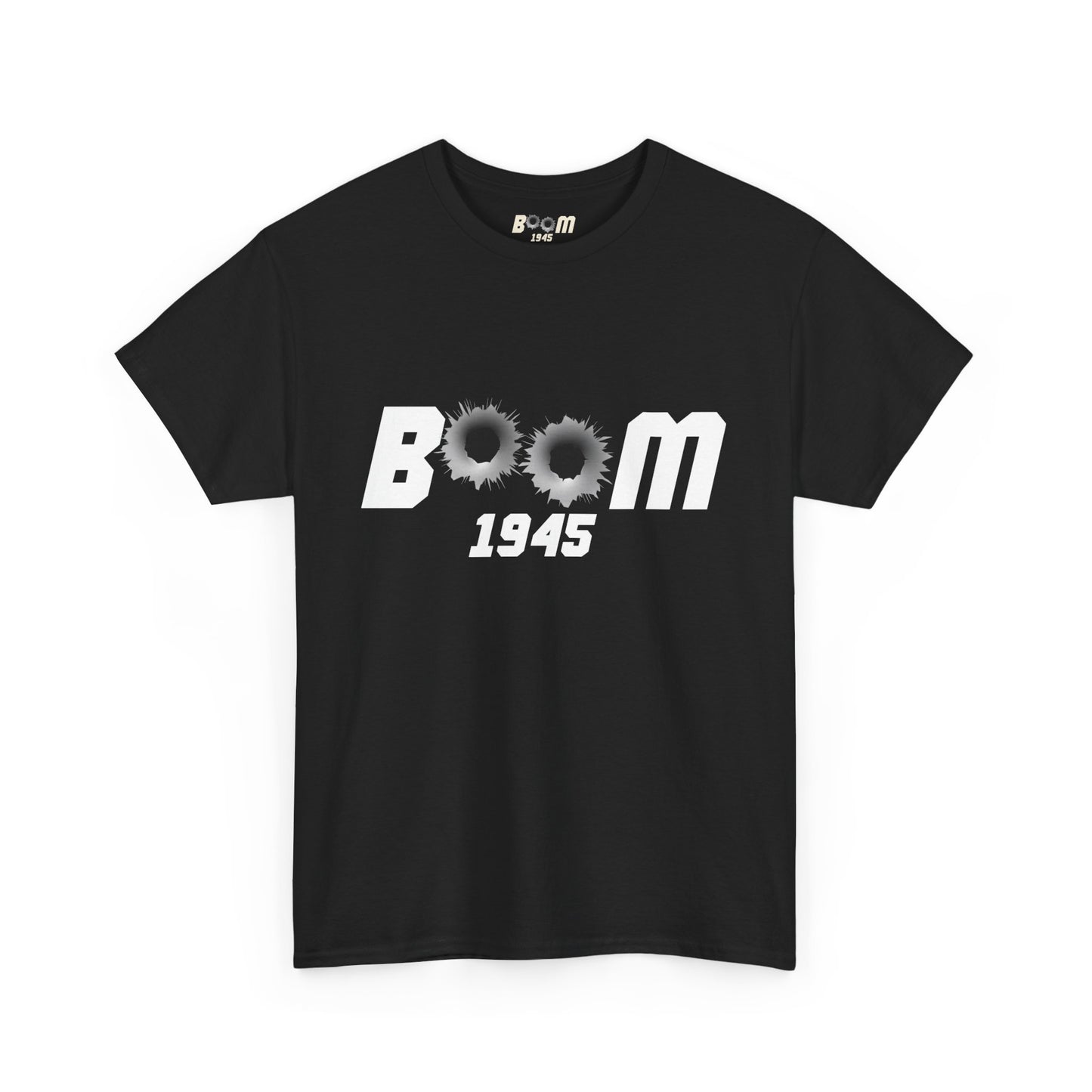 BOOM Basic White Logo - SS - Front