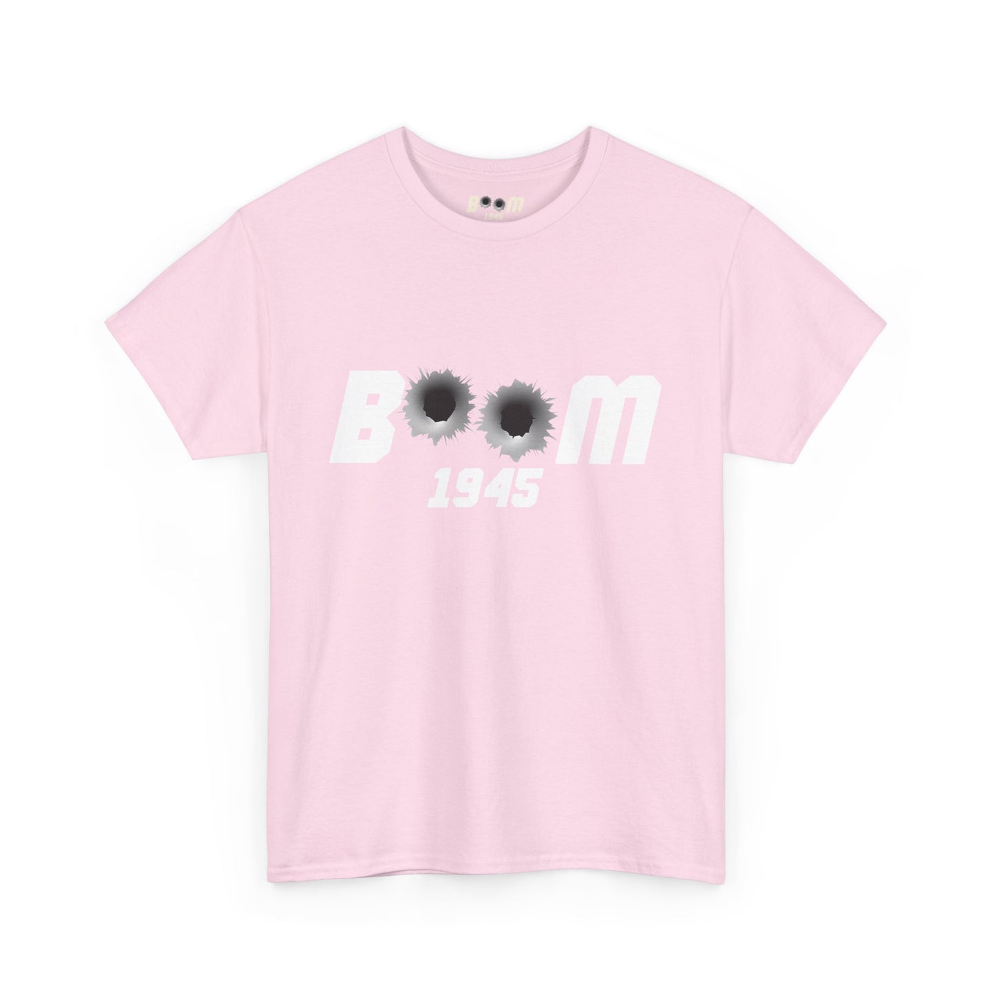 BOOM Basic White Logo - SS - Front