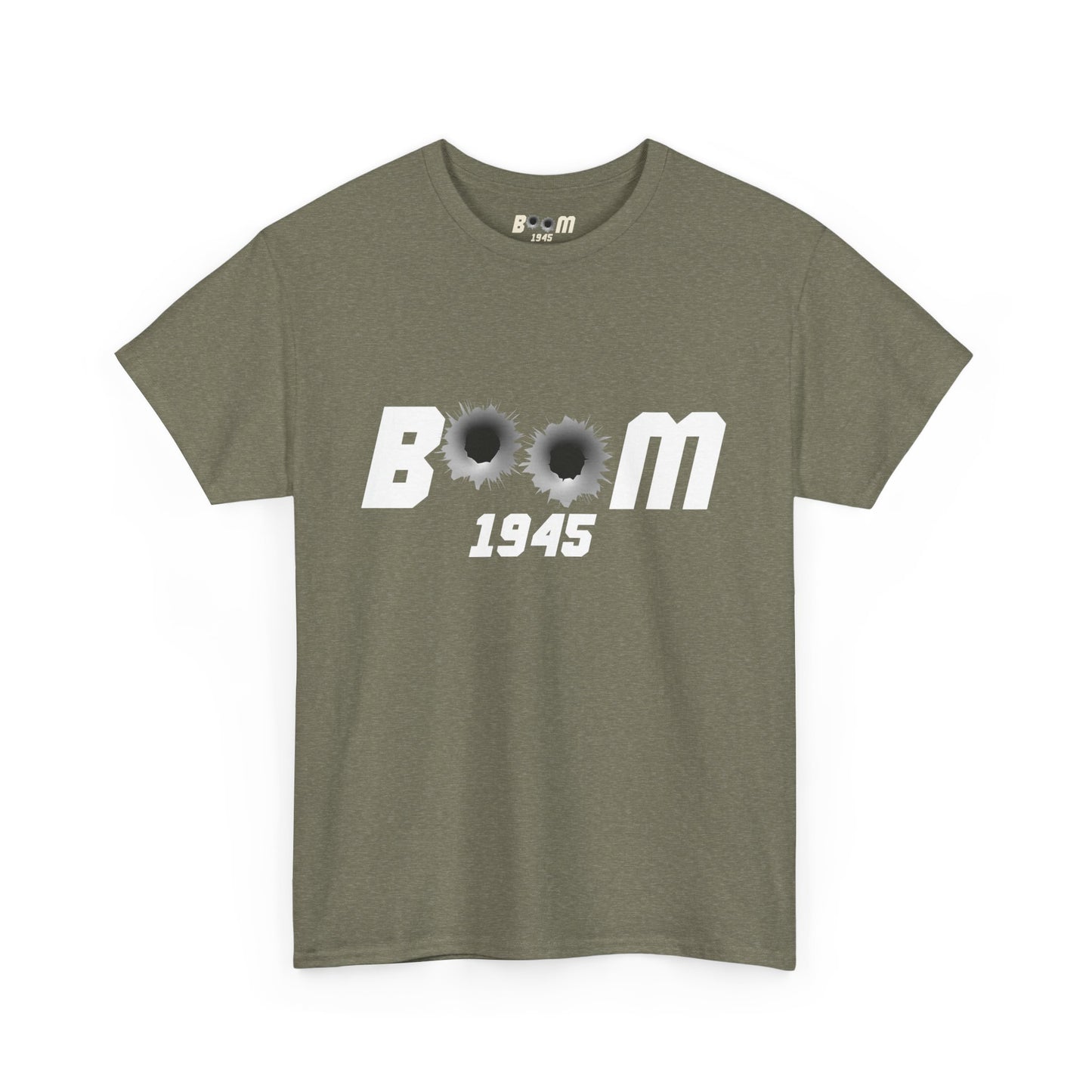 BOOM Basic White Logo - SS - Front