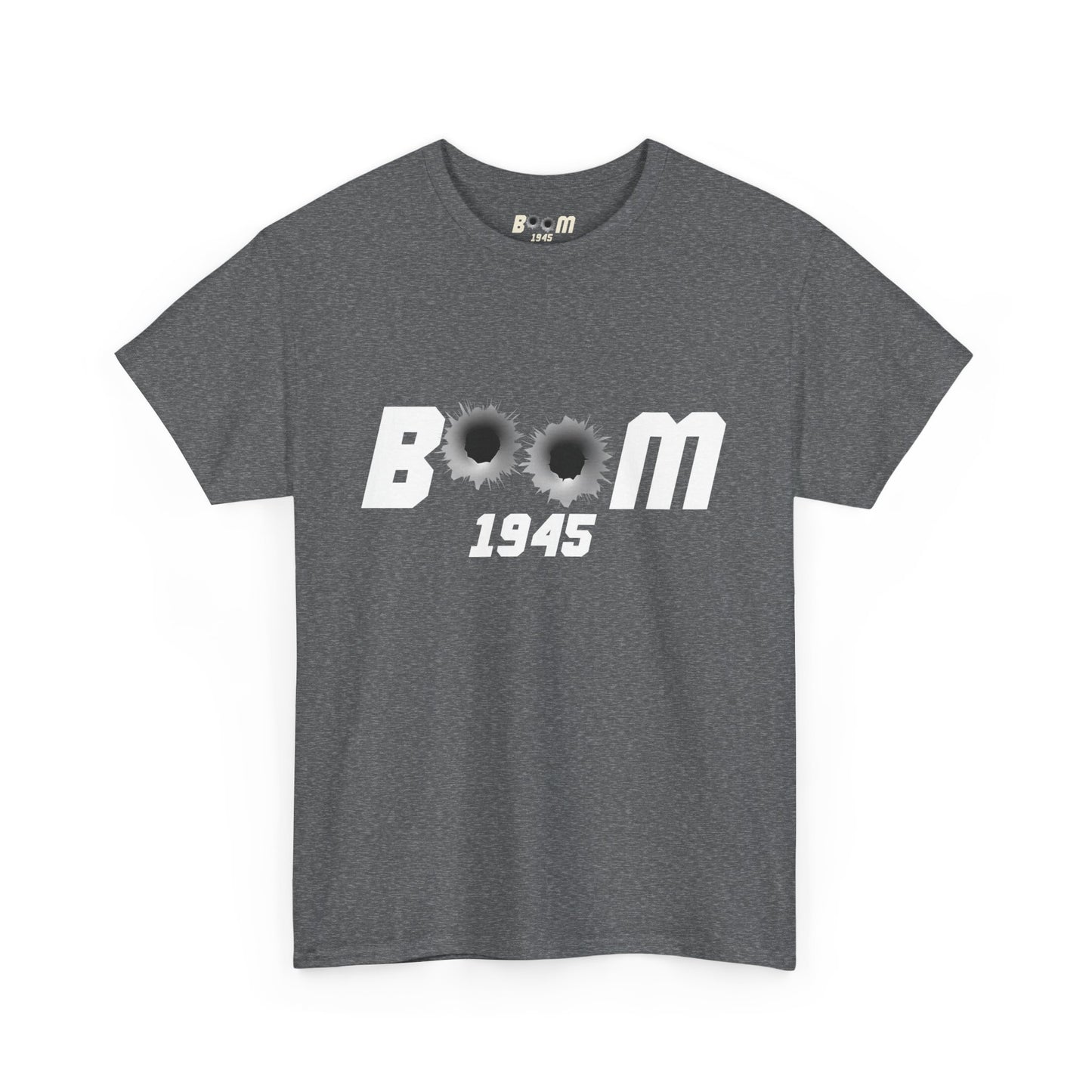 BOOM Basic White Logo - SS - Front